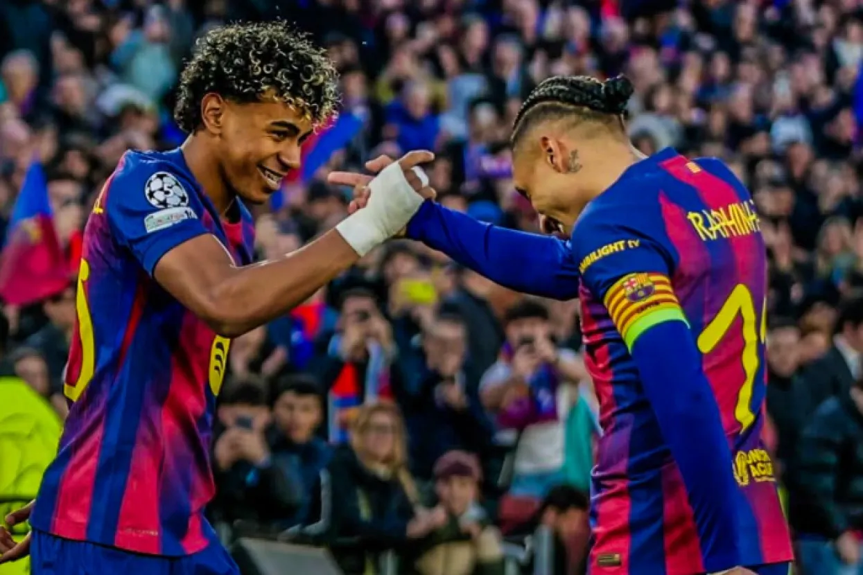 Lamine Yamal i Raphinha