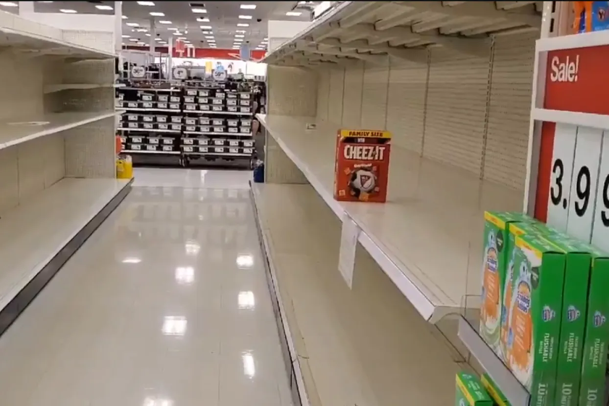 Prazne police (Ilustracija)