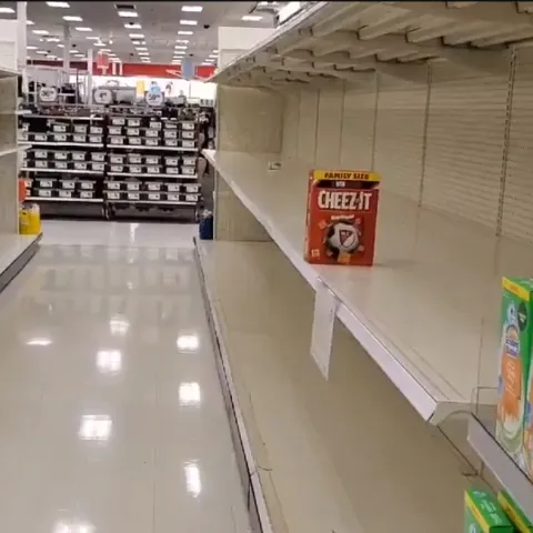 Prazne police (Ilustracija)