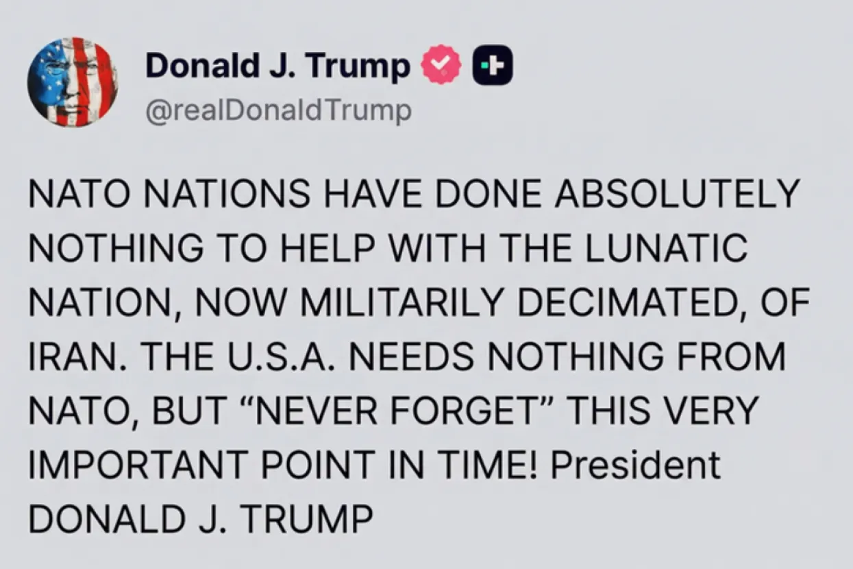 Objava Donalda Trumpa