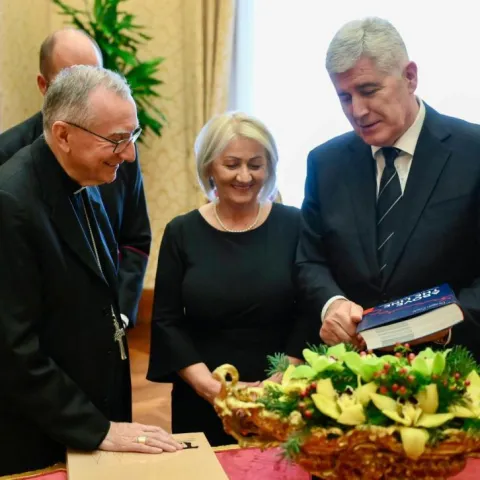 Kardinal Pietro Parolin, Kri&scaron;to i Čović