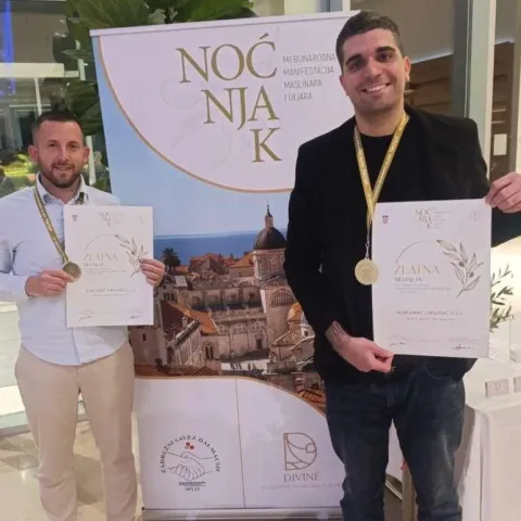 Hercegovačko maslinovo ulje osvojilo dvije zlatne medalje u Dubrovniku
