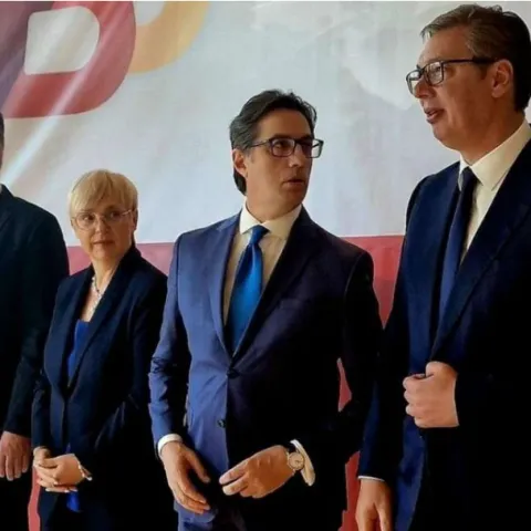 Zoran Milanović,, Nata&scaron;a Pirc Musar, Stevo Pendarovski i Aleksandar Vučić
