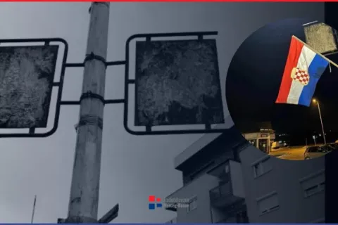 JO&Scaron; JEDNO "VESELJE", I JO&Scaron; JEDAN UDAR NA ZASTAVU: Nakon Kiseljaka, tijekom slavlja na meti hrvatska obilježja u Vitezu