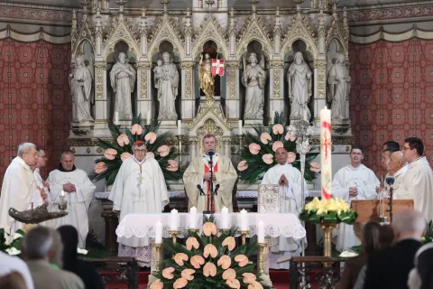 Euharistijsko slavlje u nedjelju Uskrsnuća Gospodnjega u Katedrali Srca Isusova u Sarajevu