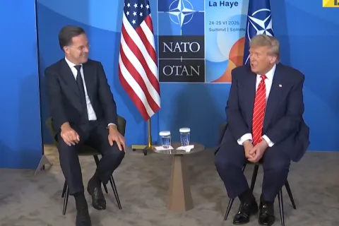 Rutte i Trump