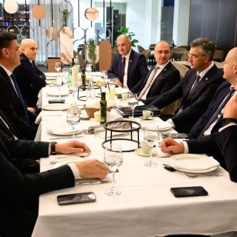 Plenković s predstavnicima hrvatskih političkih stranaka razgovarao o izborima