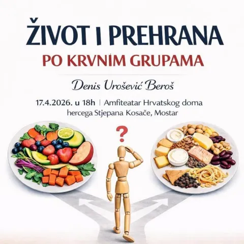 Predavanje u Kosači: Kako prehrana po krvnim grupama pomaže u prevenciji bolesti