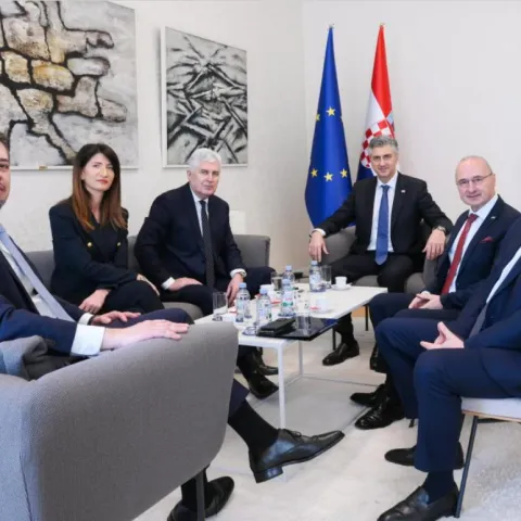 Sastanak Čovića i Plenkovića