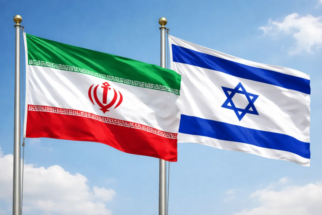 Zastave Irana i Izraela