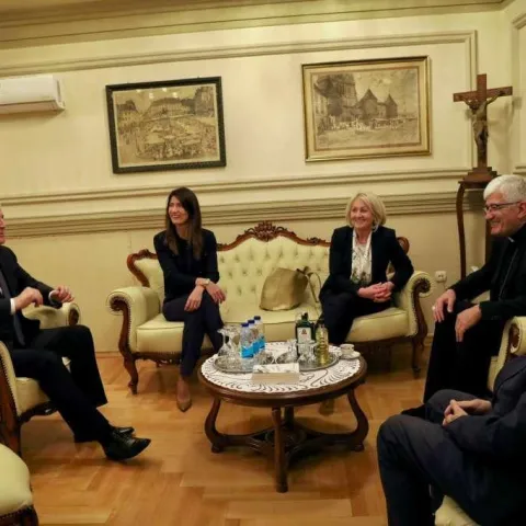 Čović, Kri&scaron;to i Filipović s biskupom Majićem u Banjoj Luci