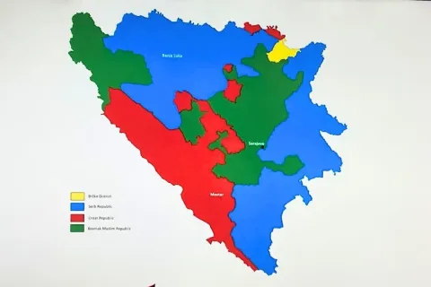 Mapa troentitetske BiH 