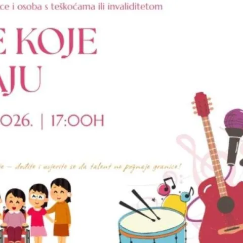 Glazbeni koncert djece i osoba s te&scaron;koćama ili invaliditetom 