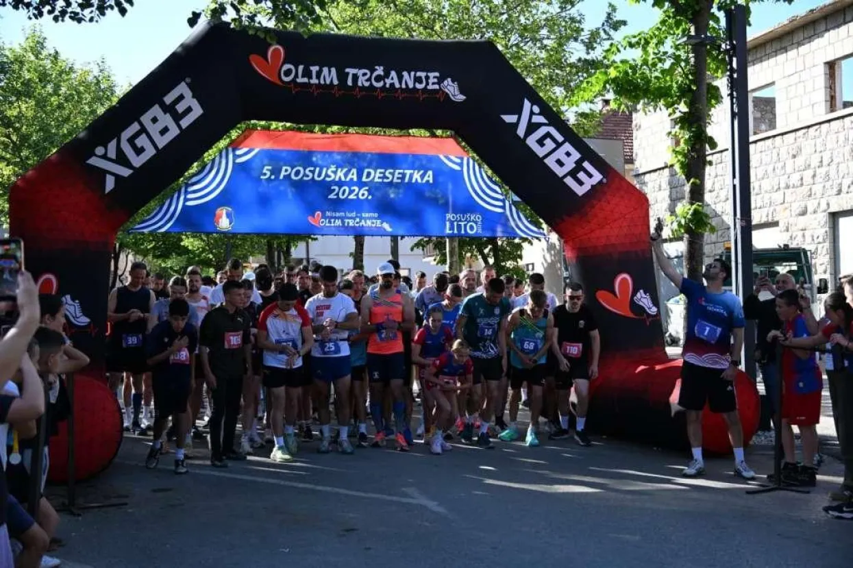 Otvorena manifestacija Posu&scaron;ko lito: U 'Posu&scaron;koj desetki' sudjelovalo oko 400 trkača