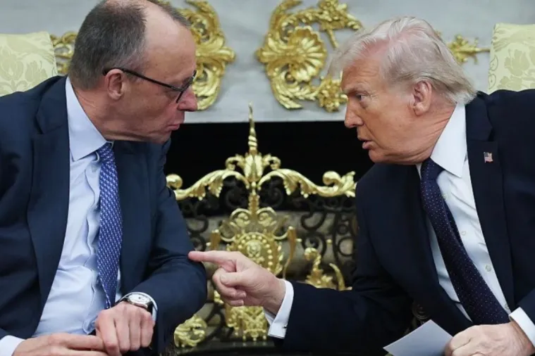 Merz i Trump