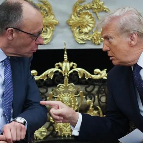 Merz i Trump