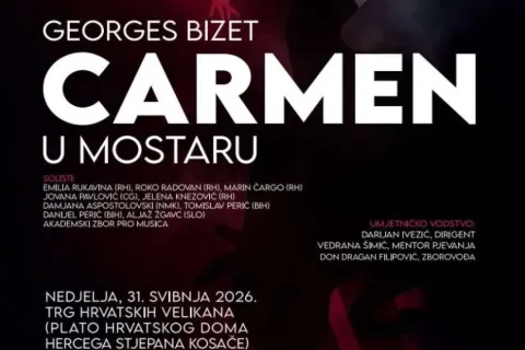 Mostar krajem svibnja domaćin opere Carmen na otvorenom