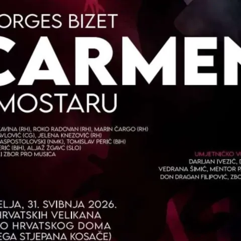 Mostar krajem svibnja domaćin opere Carmen na otvorenom