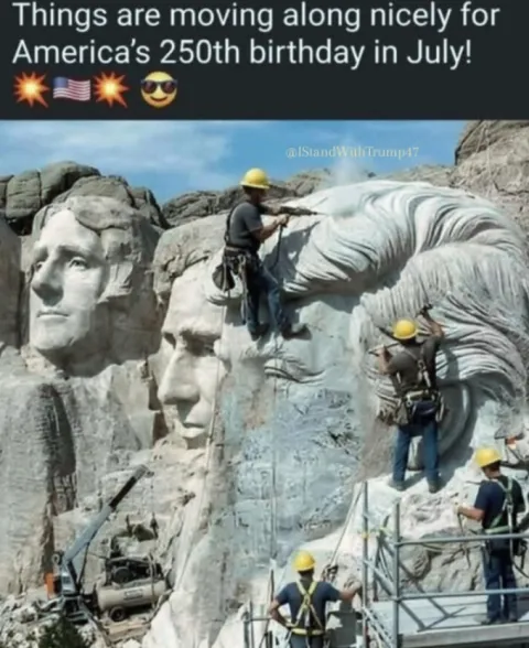 Trumpove AI fotografije