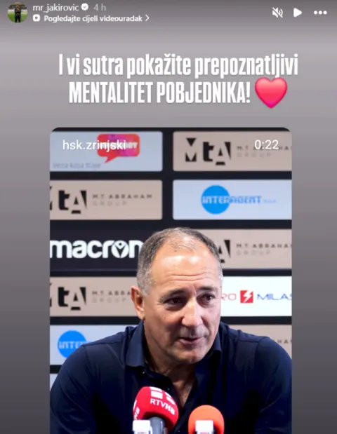 Jakirovićev odgovor