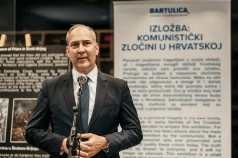 U &Scaron;irokom Brijegu otvorena izložba 'Kraj II. svjetskog rata i zločini komunizma'