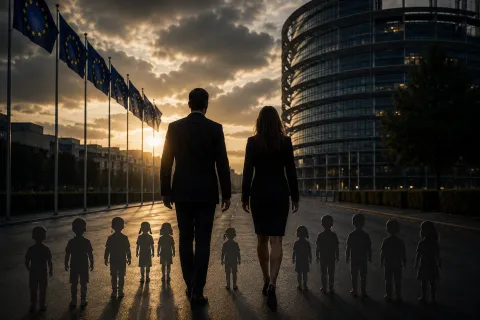 Demografski potop - Samo 23,4 posto kućanstava u EU-u ima djecu