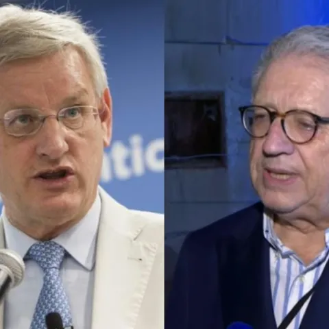 Carl Bildt i Wolfgang Petritsch