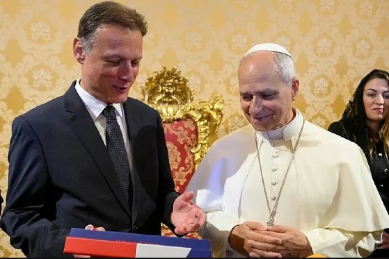 Gordan Jandroković i papa Lav