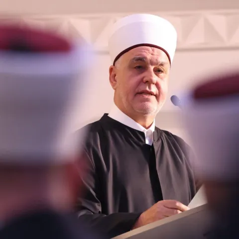 Husein ef. Kavazović, poglavar Islamske zajednice u BiH 