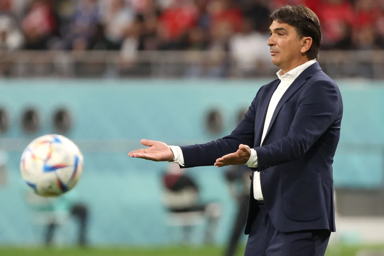 Doha, 27.11.2022. - Utakmica 2. kola F skupine SP-a Katar 2022 Hrvatska - Kanada na stadionu Khalifa. Na slici Zlatko Dalić. 
