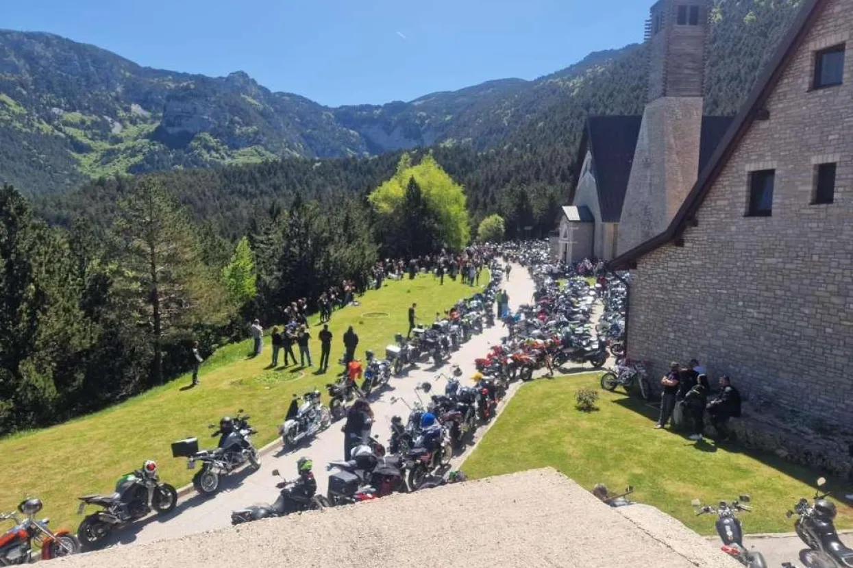 Blidinje: Motoristi iz Hercegovine i Dalmacije na zajedničkom hodoča&scaron;ću