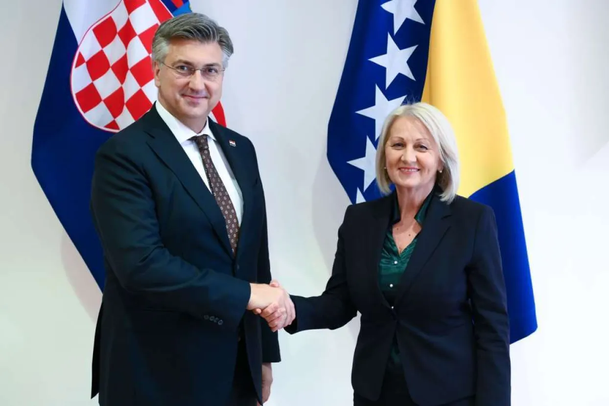 Andrej Plenković i Borjana Kri&scaron;to 