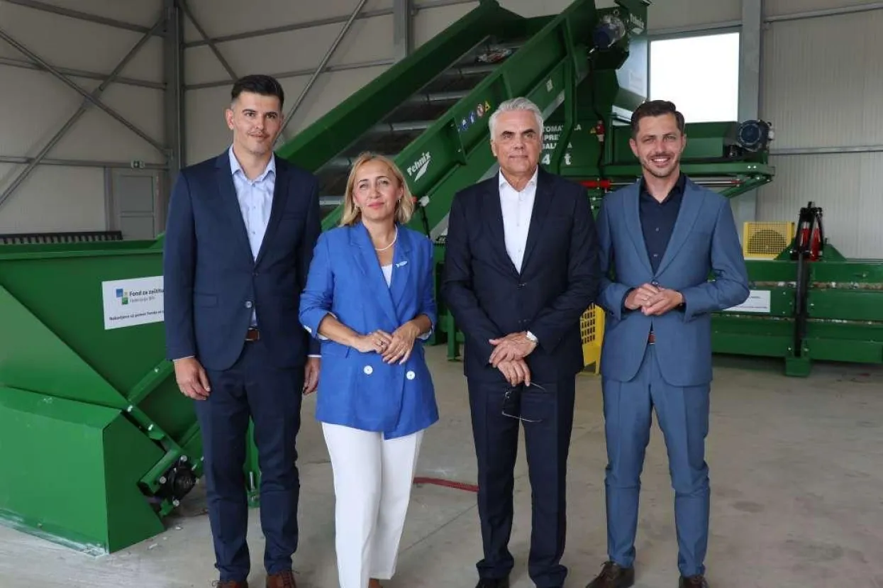 U &Scaron;irokom Brijegu u pogon pu&scaron;tena pre&scaron;a za reciklažni otpad, Pozder: Dobrobit za cijelu BiH