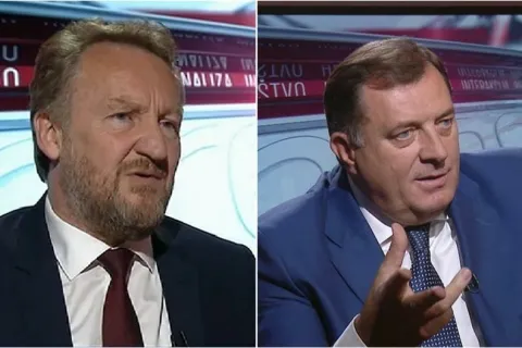 Izetbegović poručio Dodiku da napusti Bosnu "ako je ne voli", Dodik njemu: Tu zemlju kakvu ti želi&scaron;, mi ne možemo prihvatiti