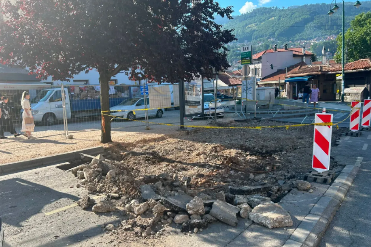 Sarajevo: Radnici tijekom radova iskopali kosti