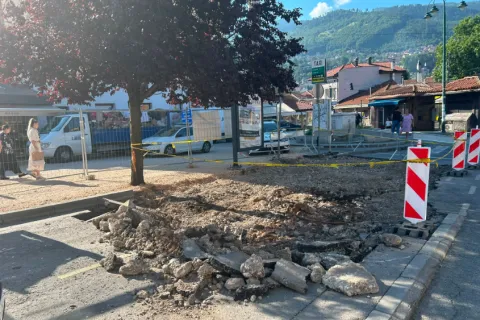 Sarajevo: Radnici tijekom radova iskopali kosti