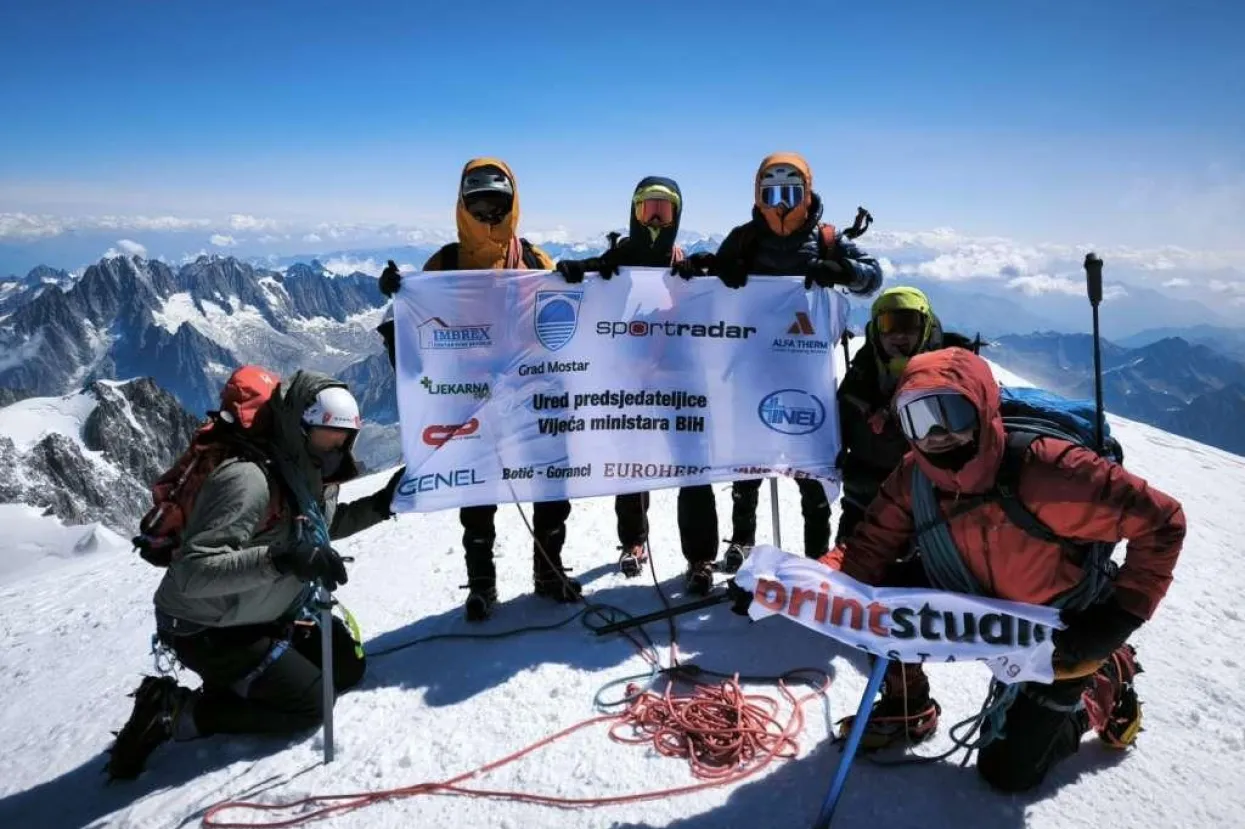 Mostarski planinari uspje&scaron;no okončali ekspediciju na Mont Blanc