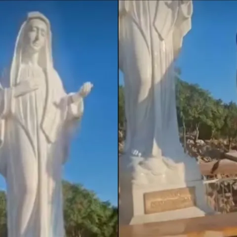 Oči&scaron;ćen oskvrnjeni kip Gospe 