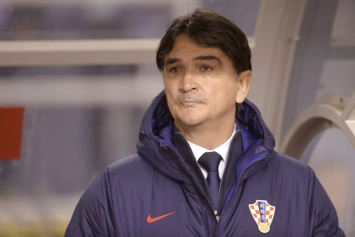 Split, 25.03.2023 - Utakmcia kvalifikacija za EURO 2024 između nogometa&scaron;a Hrvatske i Wales na stadionu na Poljudu u Solitu. Na slici izbornik Zlatko Dalić.
