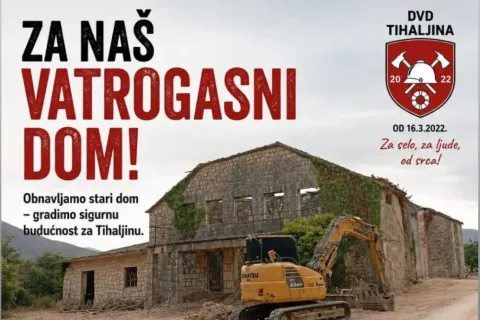 DVD Tihaljina pokrenuo akciju: Za na&scaron; vatrogasni dom