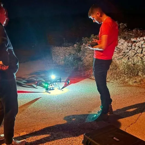 U noćnoj potrazi kod Gruda nestali pastir pronađen termalnim dronom