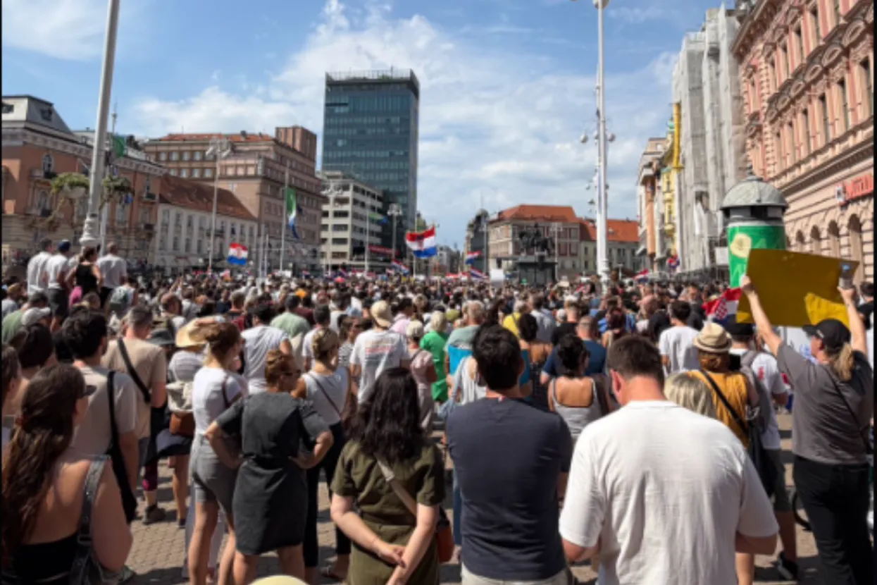Prosvjed u Zagrebu