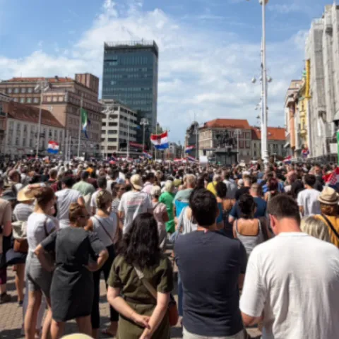 Prosvjed u Zagrebu