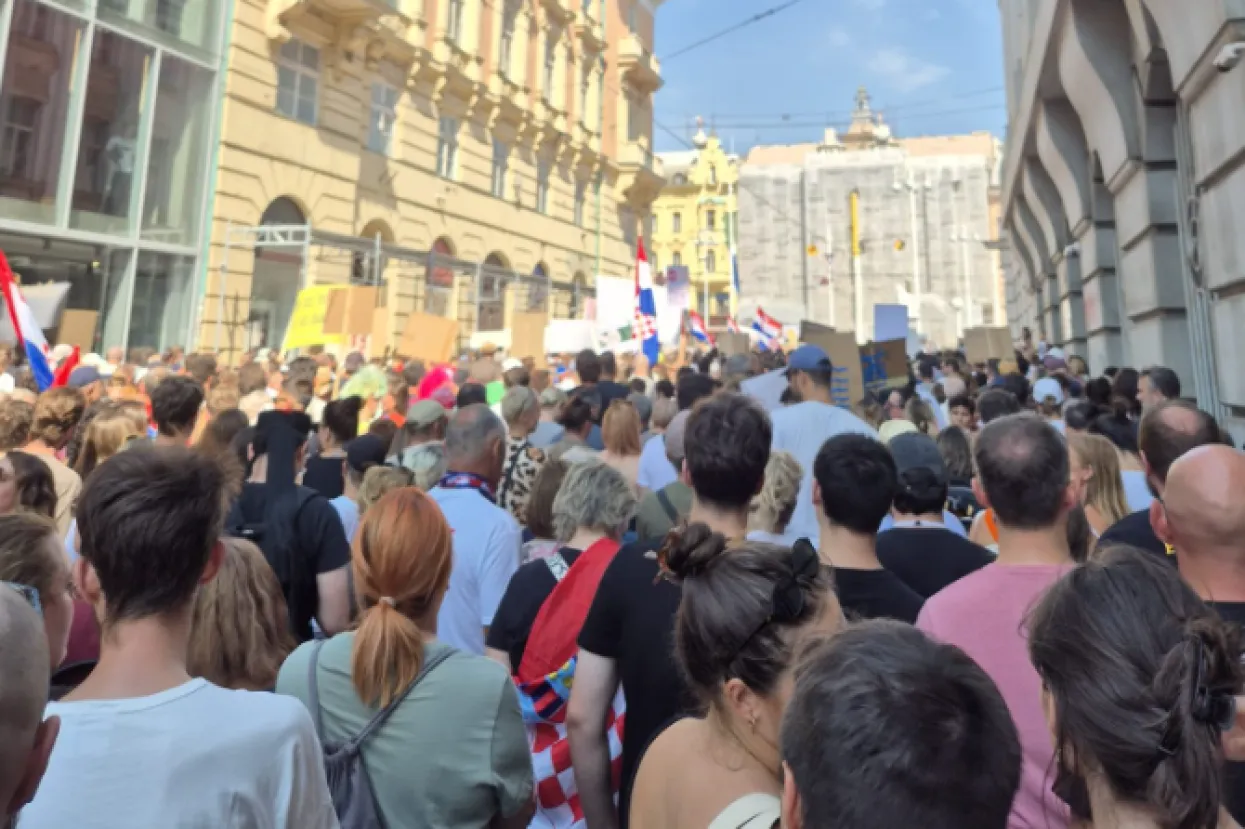 Prosvjed u Zagrebu
