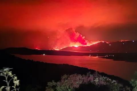 Požar na Braču