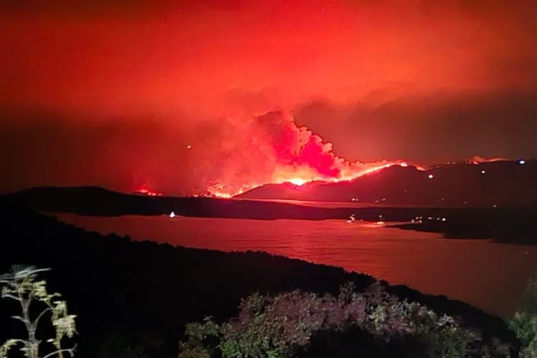 Požar na Braču