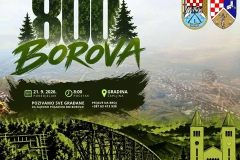 U Čapljini će biti posađeno 800 borova