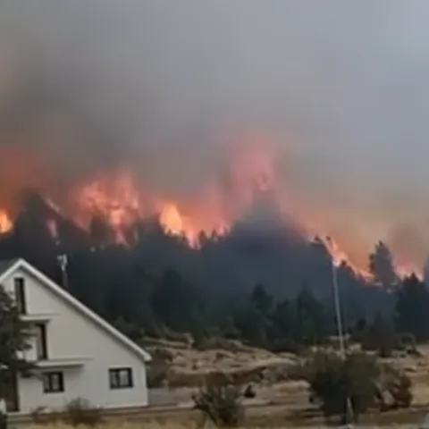 Požar na Blidinju
