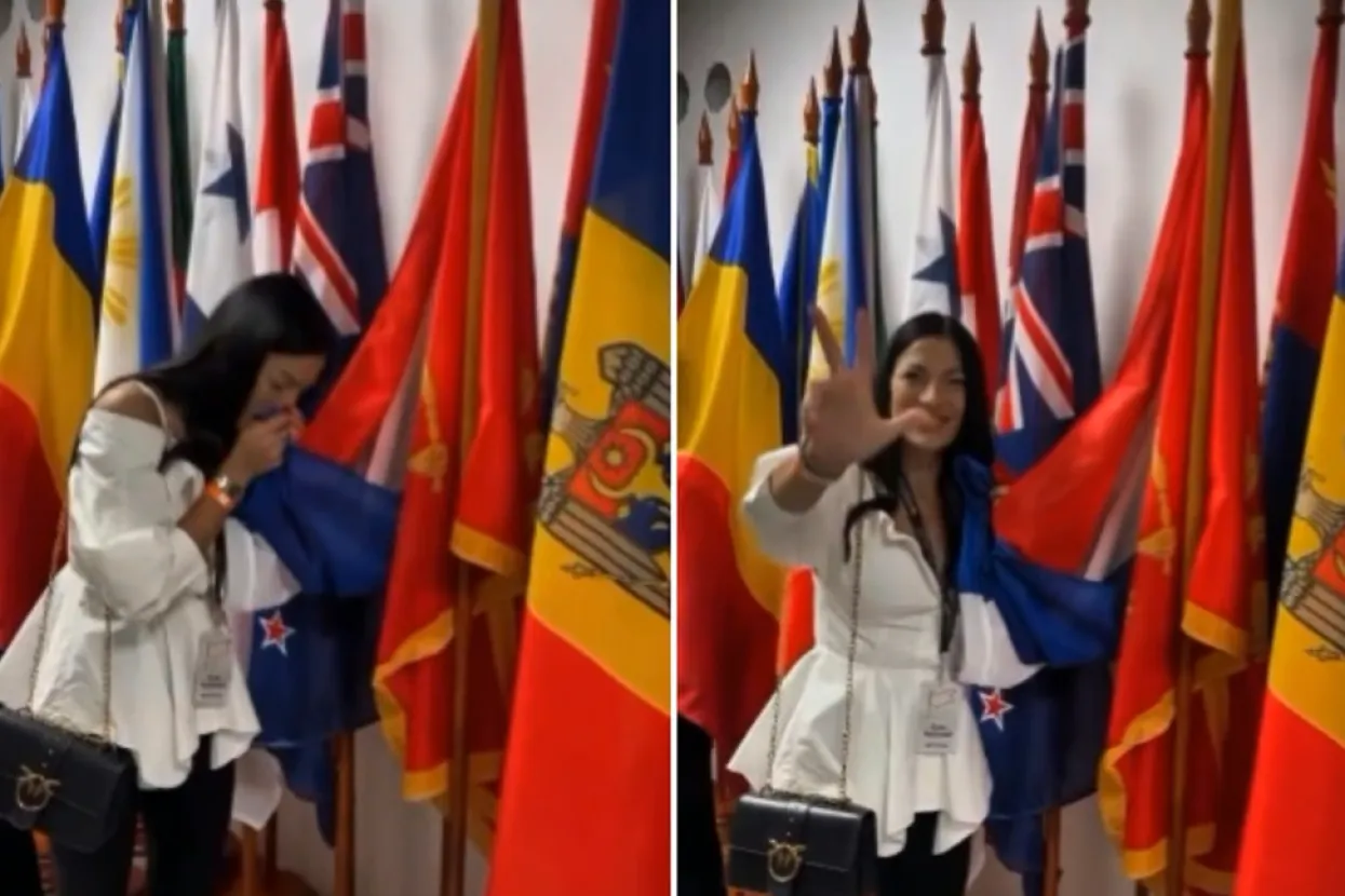 Veleposlanica Srbije poljubila nizozemsku zastavu