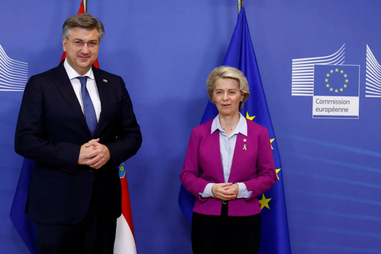 Andrej Plenković i Ursula von der Leyen